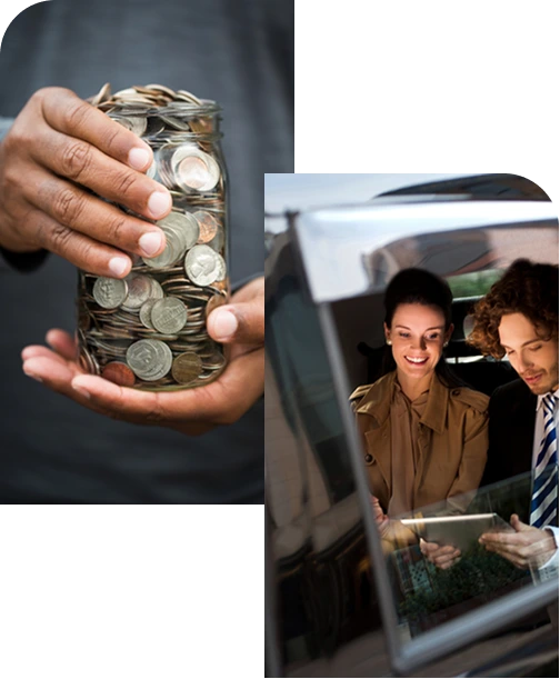 Money and Happy Family Image